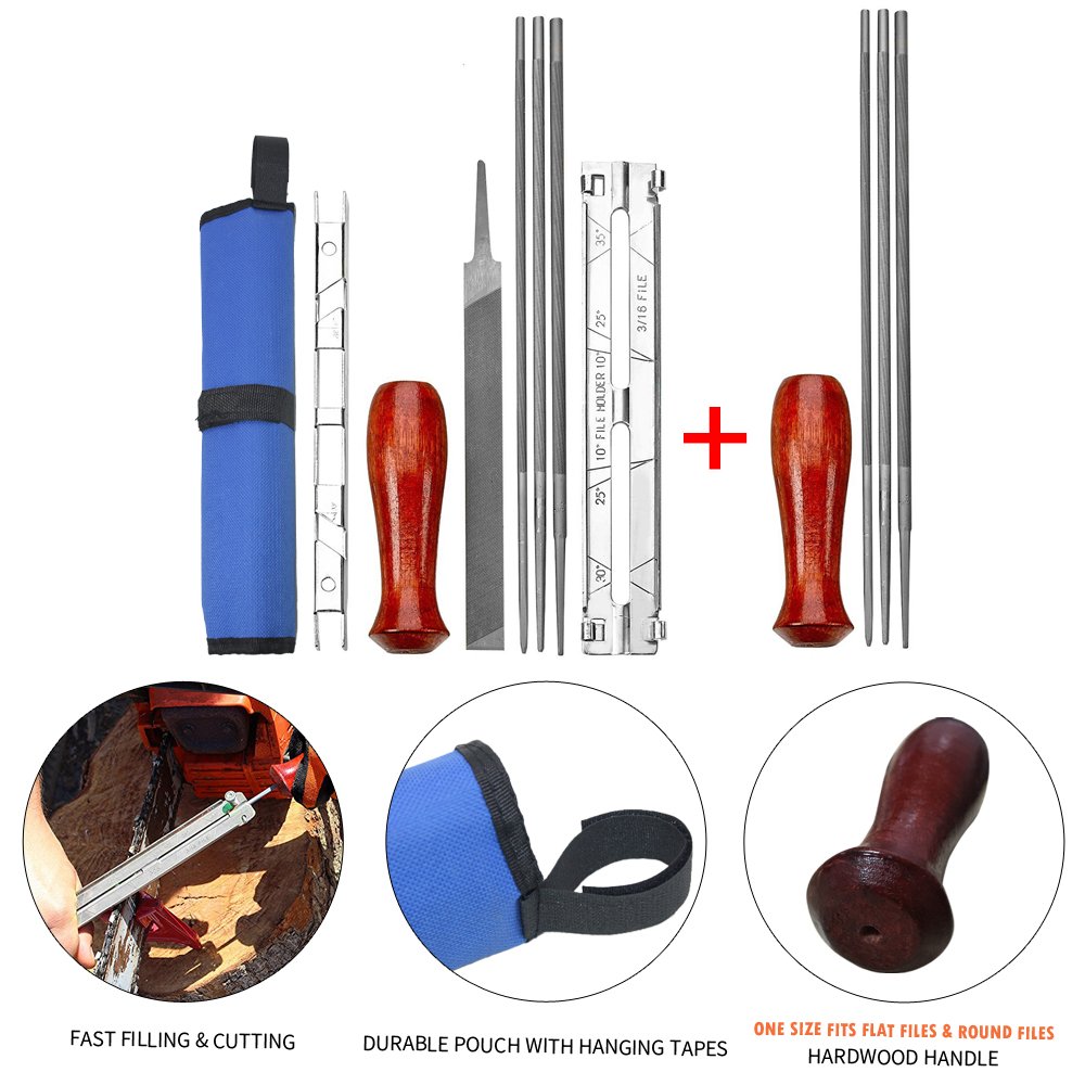 Amazon.com: DanziX 一包12 個Chainsaw Sharpener 檔案包- 5/32，3/16