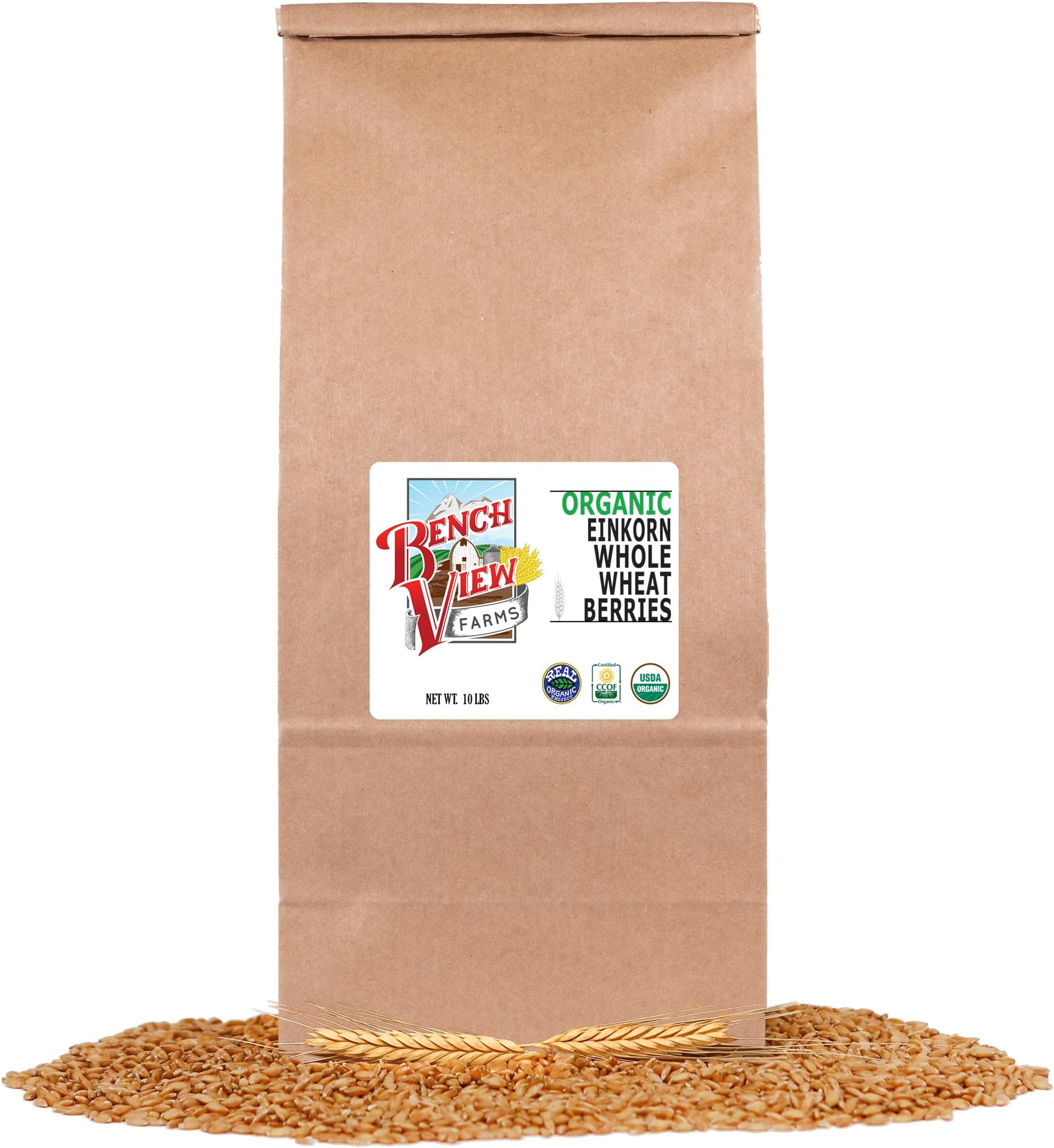 Organic Einkorn Berries (Farro Piccolo) (15 pounds