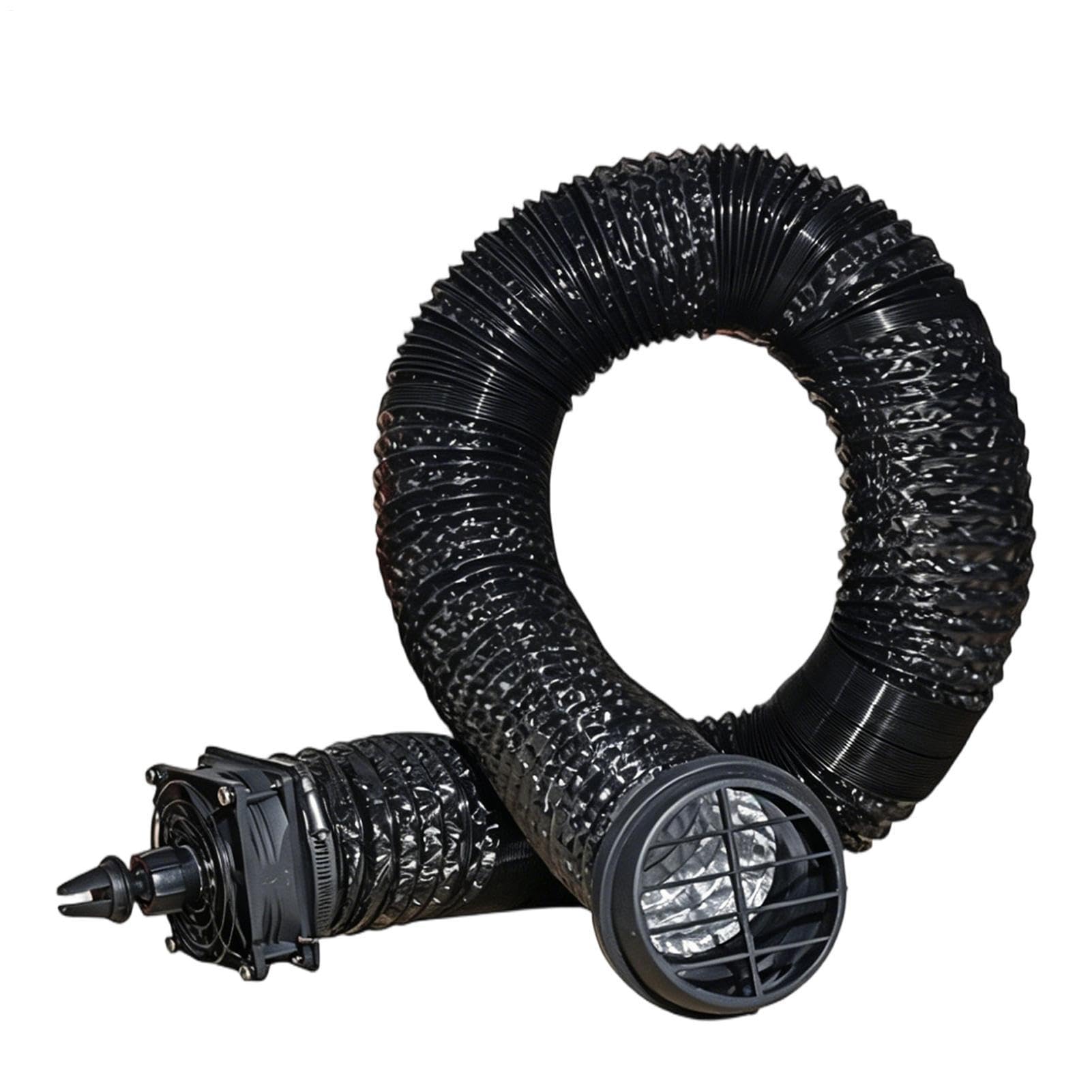 Prolunga Bocchetta 'Aria Auto Prolunga Pieghevole Con Bocchetta A Ventaglio | Tubo Flessibile Per Condotto Ventilazione Auto per Casa Interno Esterno Sedile Posteriore Campeggio Camper Furgone SUV