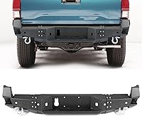 Vista 14 de Parachoques delantero resistente compatible con Toyota Tacoma 2016 2017 2018 2019 2020 2021 2022 2023. Parachoques delantero con espacio