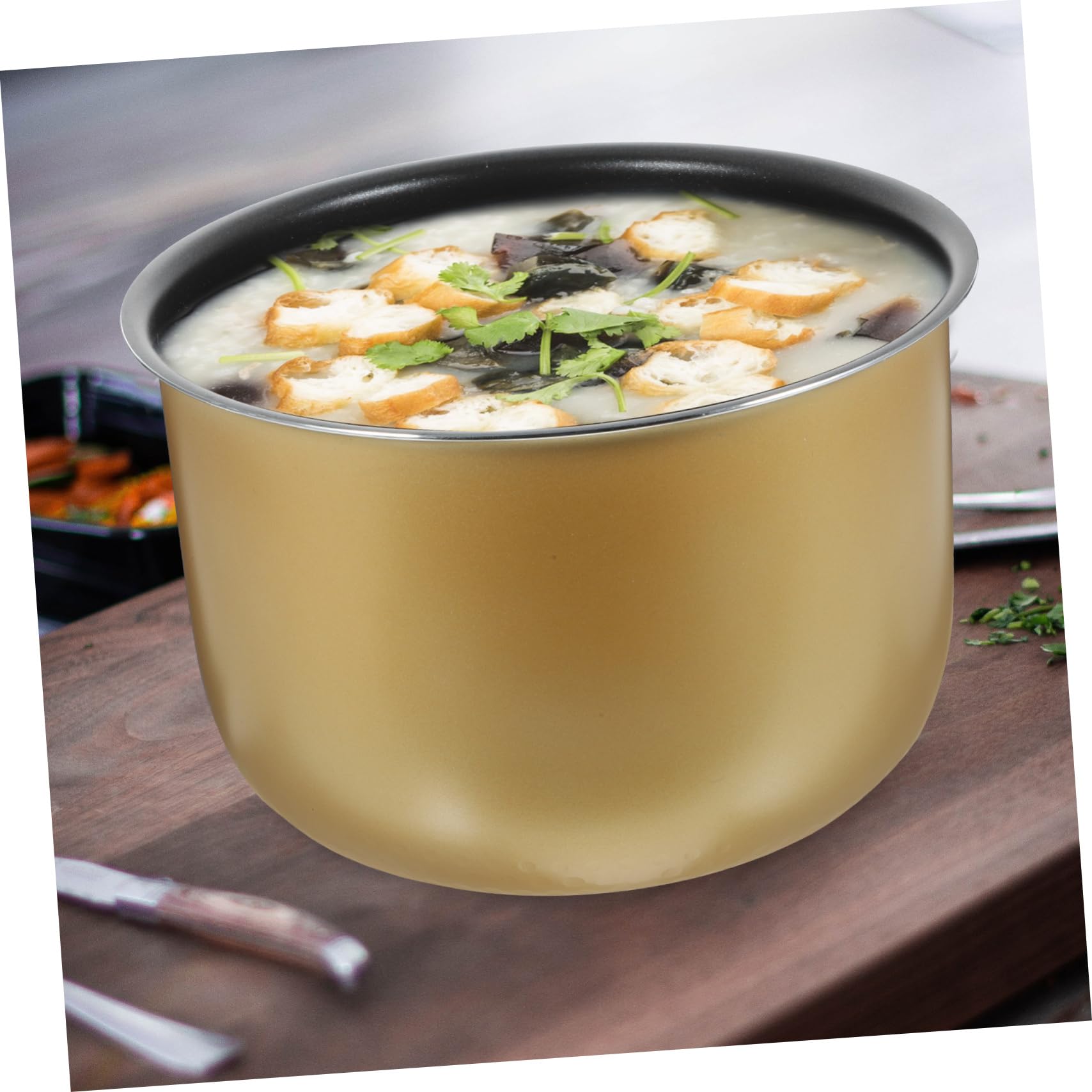 SHOWERORO Olla Interior para Olla Arrocera De 5 litros En Aleación De Aluminio, Compatible Modelos, Adecuado para Cocinar Arroz y Pasteles En Cocina Eléctrica