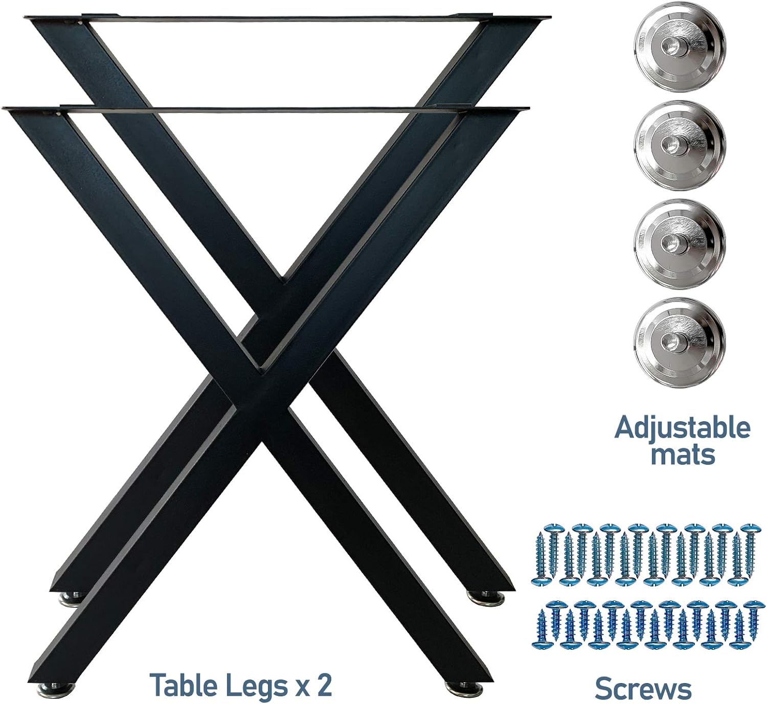 Hоt Dеаlѕ Karpevta Table Legs Set of 2 Metal Legs 28 X 31 Dining Table Legs Heavy Duty Metal Table Base X-Frame Table Legs Black Tор Brаndѕ Karpevta Table Legs Set of 2 Metal Legs 28 X 31 Dining Table Legs Heavy Duty Metal Table Base X-Frame Table Legs Black
