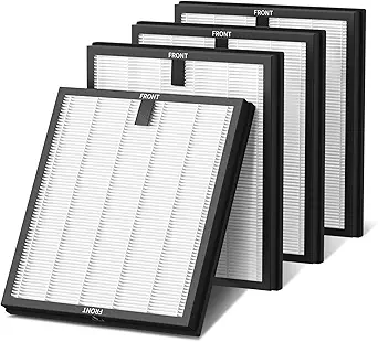 HY4866 Replacement Filter Compatible with MORENTO HY4866, WESTHEY HY4866, YIOU M1 Air Purifier, 3-in-1 H13 Ture HEPA Replacement Filters (Extra 4 Pre-filter) Enhanced Version for HY4866, 4 Pack