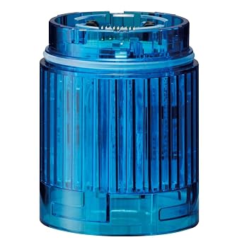 PATLITE LR4-E-B Colored Lens. for USE with LR4 Series Signal Towers., Blue, Permanent OR Flashing 60 FPM +/- 2 FPM Light Function, 40MM Diameter, 24 VDC