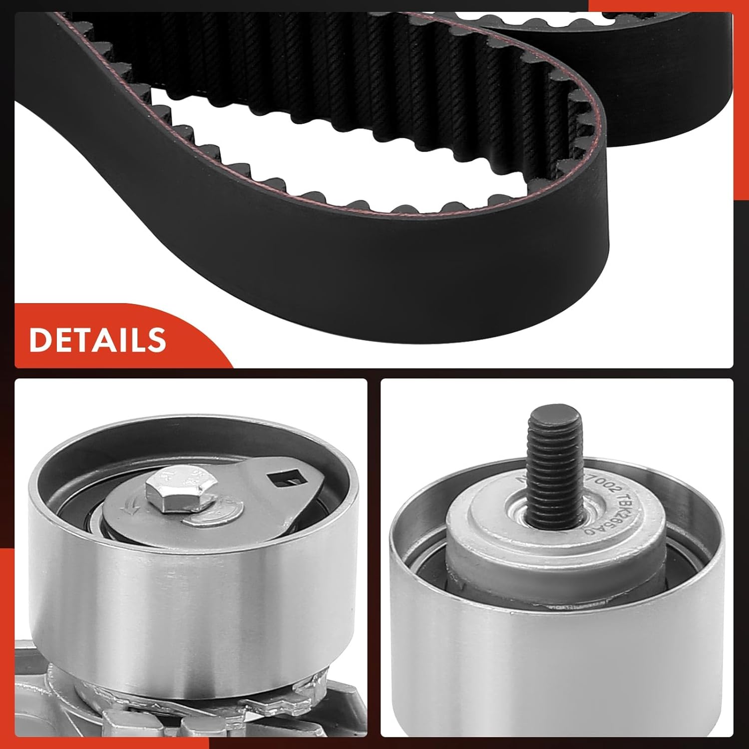 A-Premium Timing Belt & Component Kit Compatible with Jeep Wrangler 03-06, TJ 03/05-06 & Dodge Caravan 00-07, Neon 03-05, Stratus 03-06 & Chrysler Sebring 03-06, PT Cruiser 03-10, Voyager 03, 2.4L