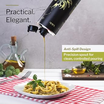 Organic Extra Virgin Olive Oil 750ml, Italian High Polyphenol Cold Pressed