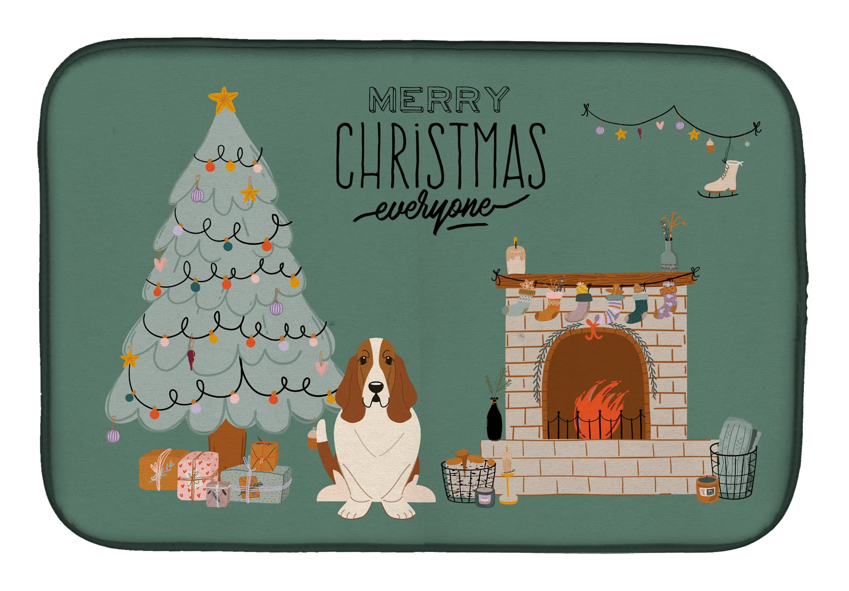 Tapis de séchage en polyester multicolore Caroline's Treasures CK7584DDM vaisselle