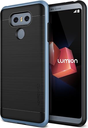 LG G6 Case, Gardien - Blue Cloud Hard Drop Rugged Protection Premium Hybrid Case Slim Fit Dual Layered Shock Absorbent Cover for LG G6 2017 by Lumion
