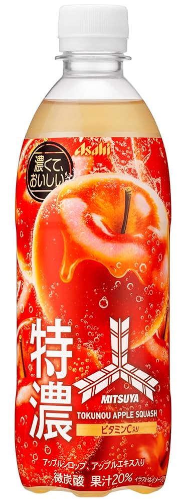 MITSUYA 特濃アップルスカッシュ 500ml Amazon.co.jp: アサヒ飲料 三ツ矢 特濃アップルスカッシュ 500ml