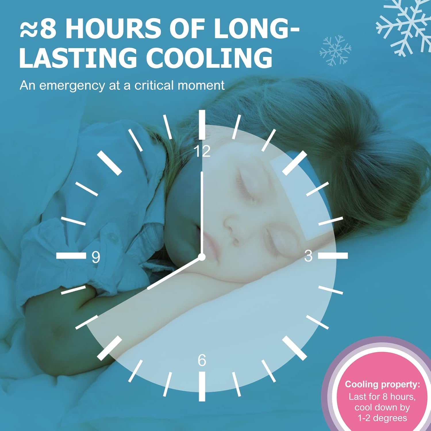 COOFANDY 10Pcs Fever Cooling Gel Patches for Kids & Adults, Relief Cooling Sheets for Headaches, Overheating, Heat Stroke, Long-Lasting, Safe & Drug-Free, Easy to Apply, Cooling Relief Fever Reducer — Amazon image 4