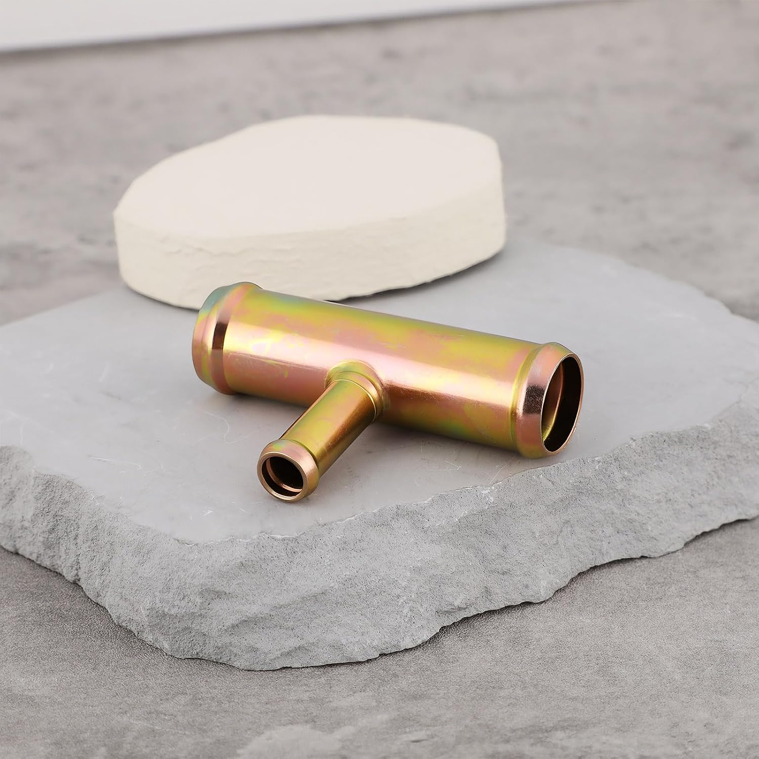 OTOTEC 2Pcs Heater Hose Pipe Fitting 3/4x3/8x3/4 Inch for Car Heater Water Pipe Gasoline Pipe 20x20x10mm