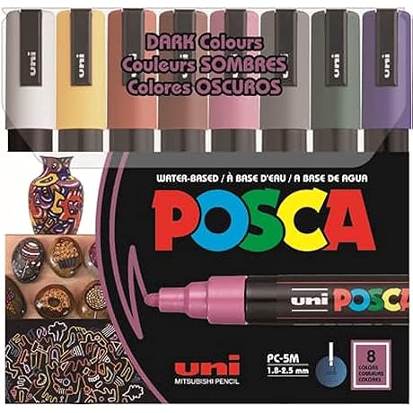 POSCA 5M - The Ultimate Marker for Artists, Crafters, and Everyday Use