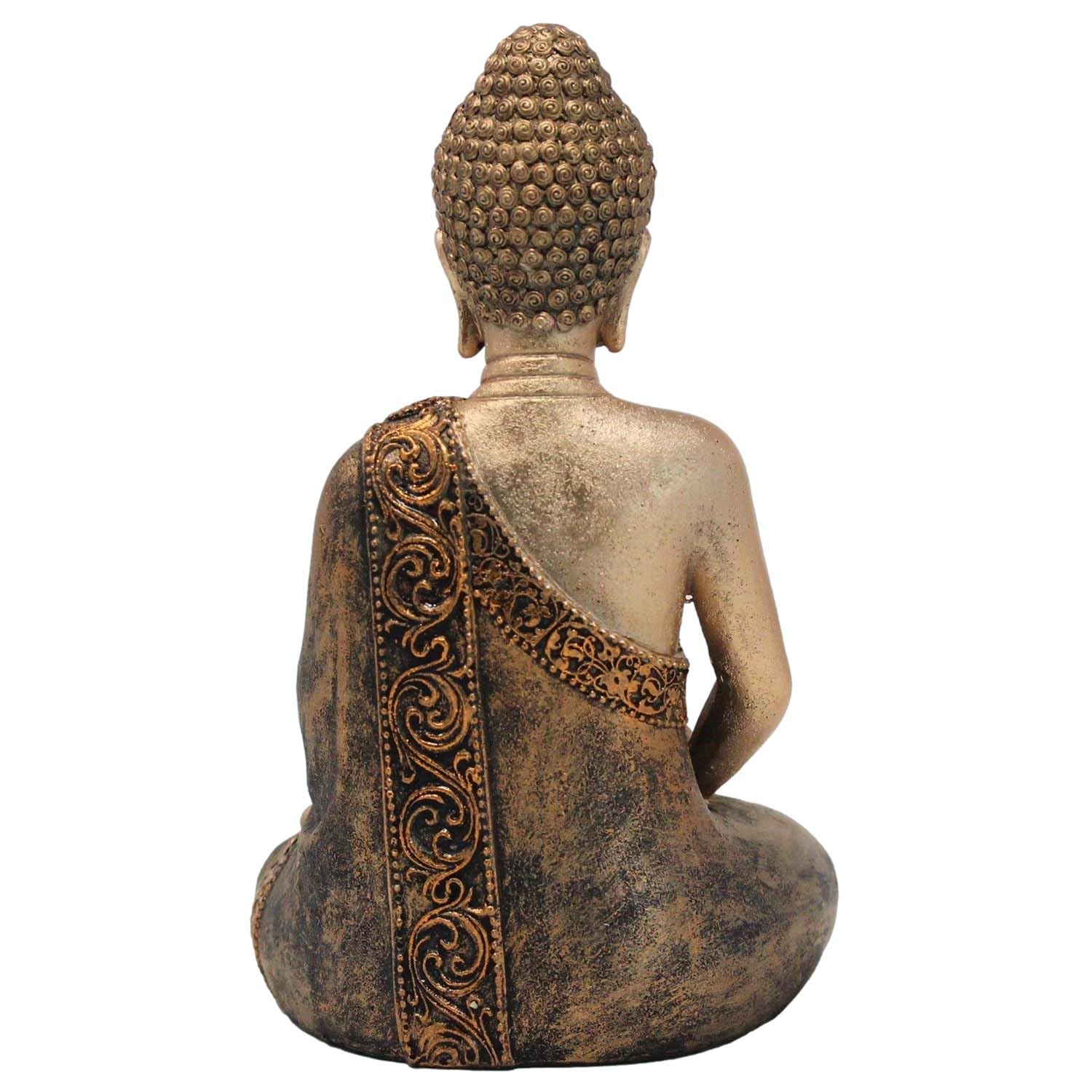 Photophore Bougeoir Bouddha En Résine – Déco Zen Et Apaisante – Neuf