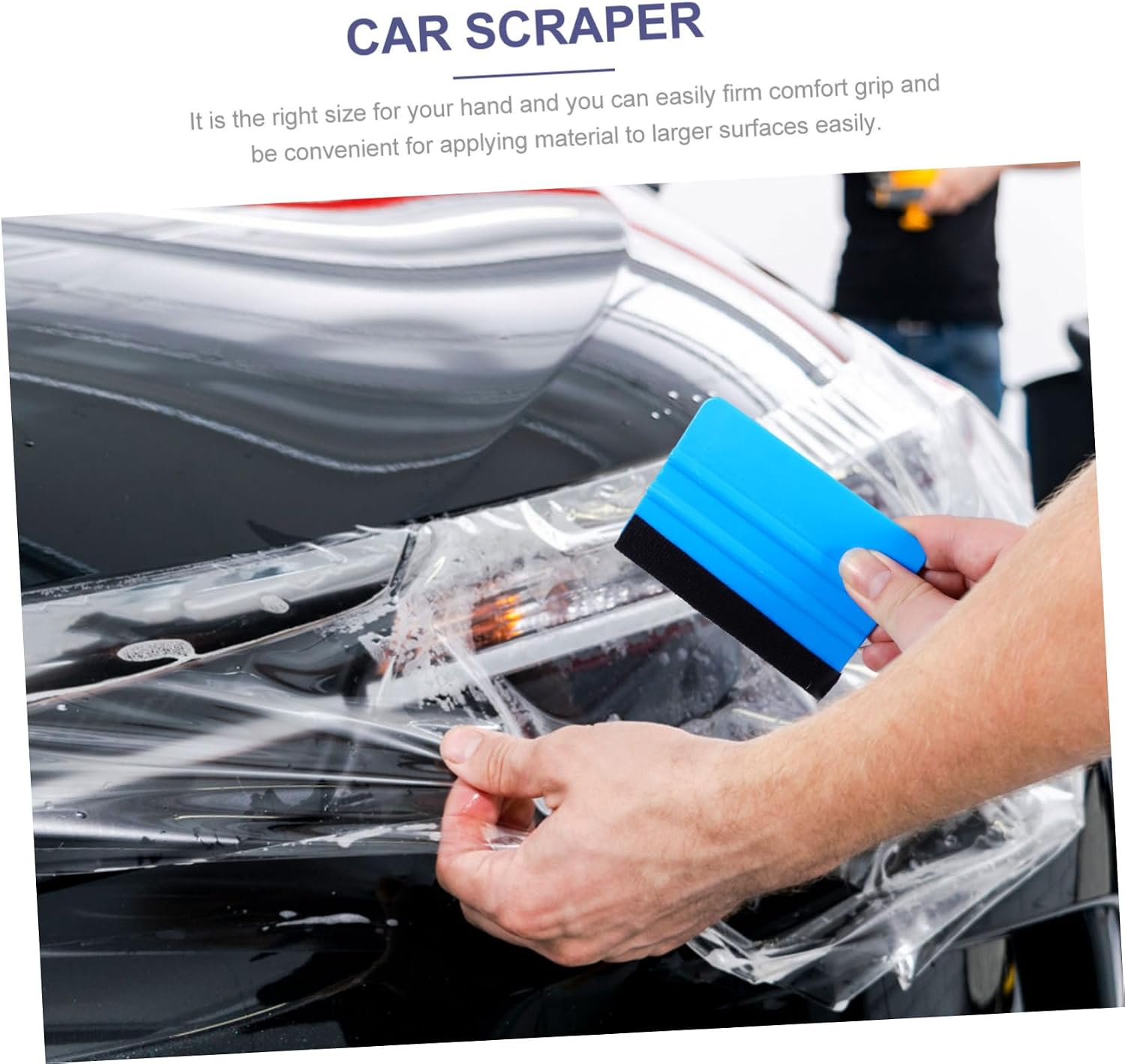 8pcs Plastic Applicator Tool for Sticker Decal Auto Scraper Double-Sided Floor Squeegee Craft Tool