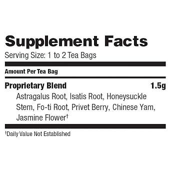 Bravo Tea Daily Immunity Herbal Tea - 20 Tea Bags