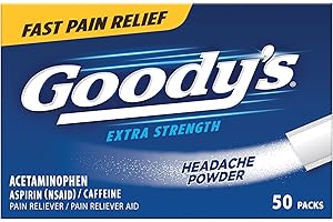 Goody's Headache Relief Powders: Fast-Acting Pure Aspirin Pain Reliever