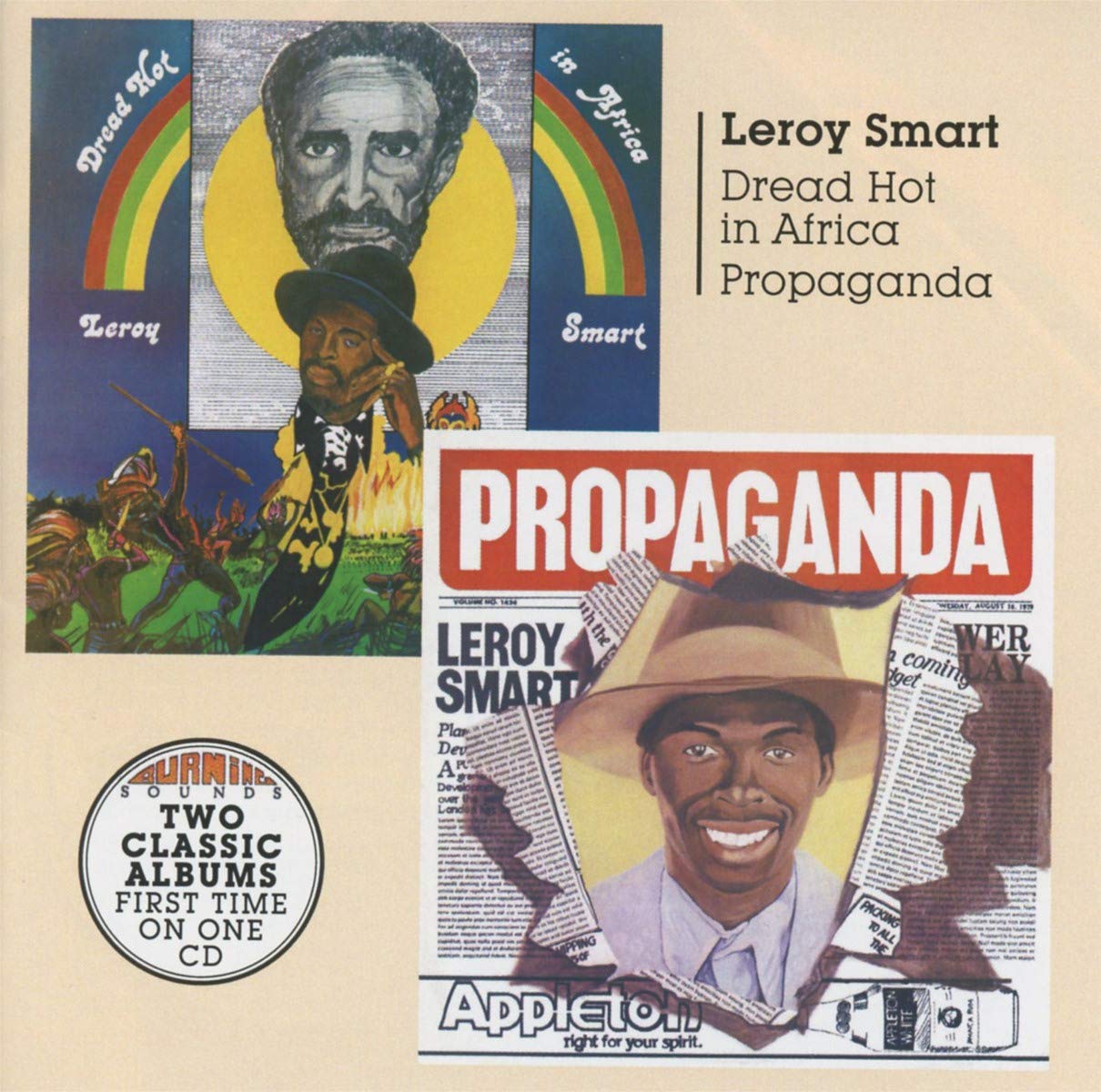 Leroy Smart Dread Hot In Africa / Propaganda CD BSRCD987 NEW