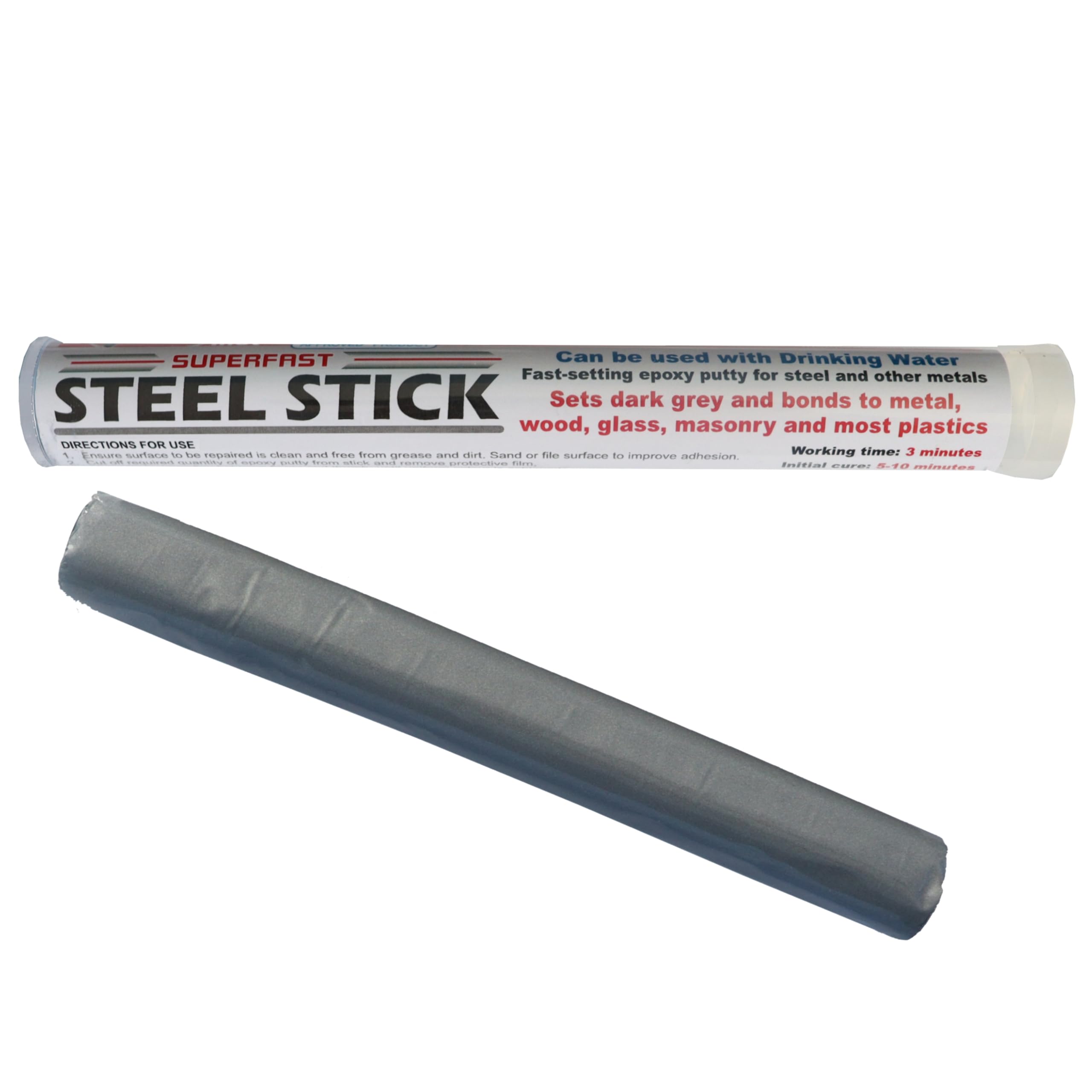Superfast Steel Epoxy Putty Stick