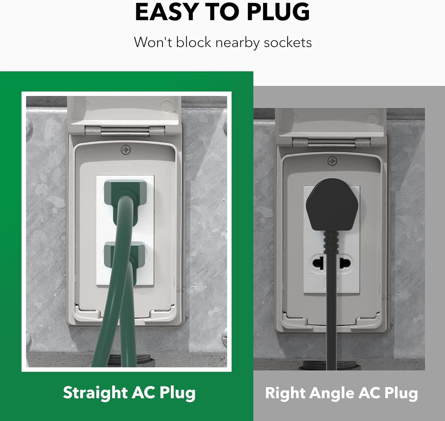 BN-LINK Outdoor Power Strip Yard Stake Timer, Photocell Dusk Till Dawn, or On at Dusk & 2, 4, 6, 8 Hour Countdown, 6 Grounded Outlets 6 ft Cord Weatherproof 1875W/15A ETL Listed - 