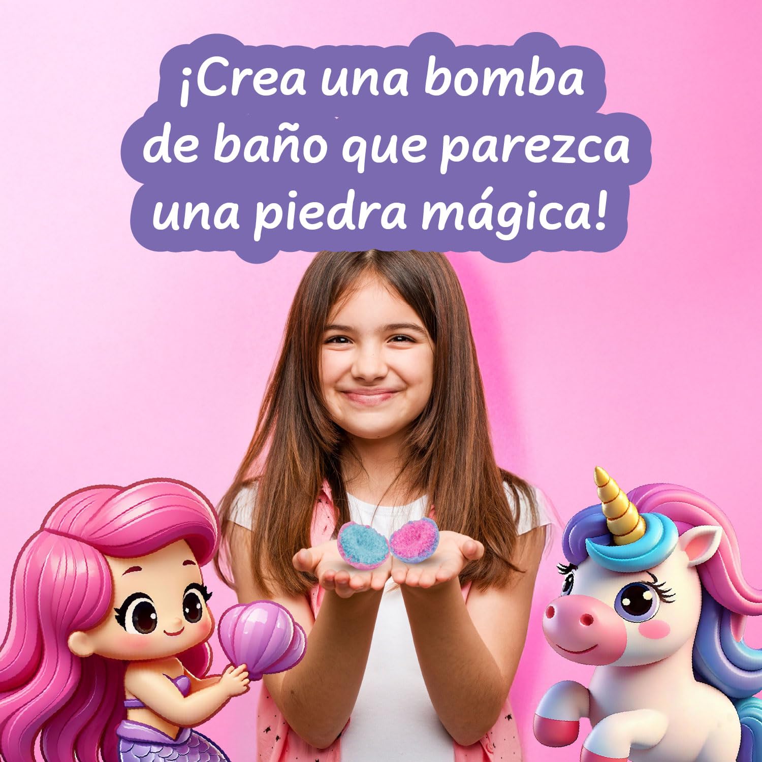 Science4you Super Bombas de Baño con Juguete Sorpresa para Niños +6 – Kit para Hacer Bombas de Baño, Kits de Ciencia 6 Experimentos de Cosméticos, Juguetes STEM, Regalo Niñas y Niños de 6 7 8+ Años