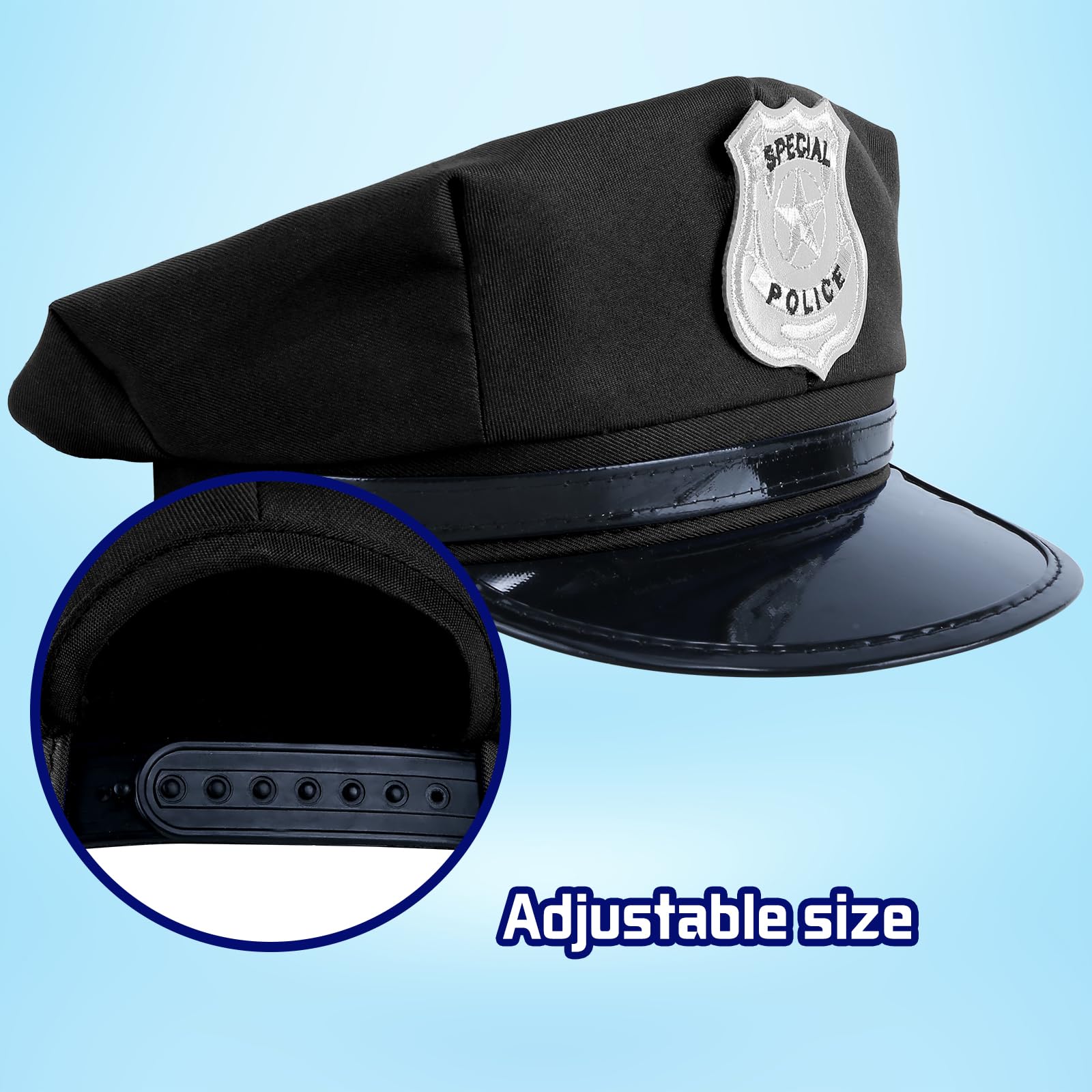 Makone Police Hat Police Handcuffs sunglasses - Image 4