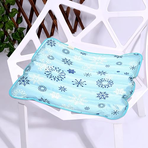 Miniatura 6 de TUNKENCE Almohadillas para sillas de comedor, cojines de silla para sillas de comedor, cojín de enfriamiento de verano, cojín de hielo, artefacto de
