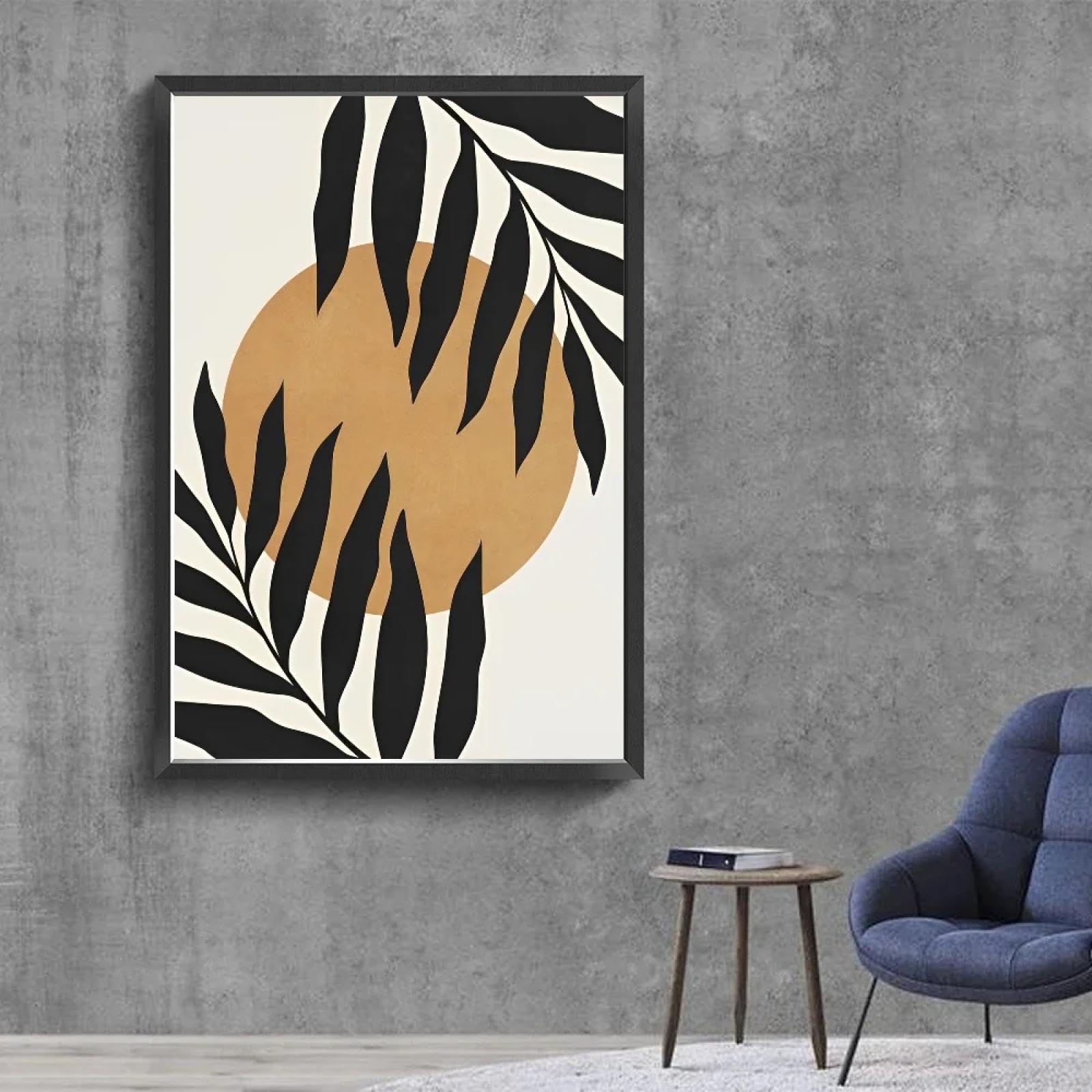 Affiche tortue et bambou pour un salon zen rétro 35x50cm - 6