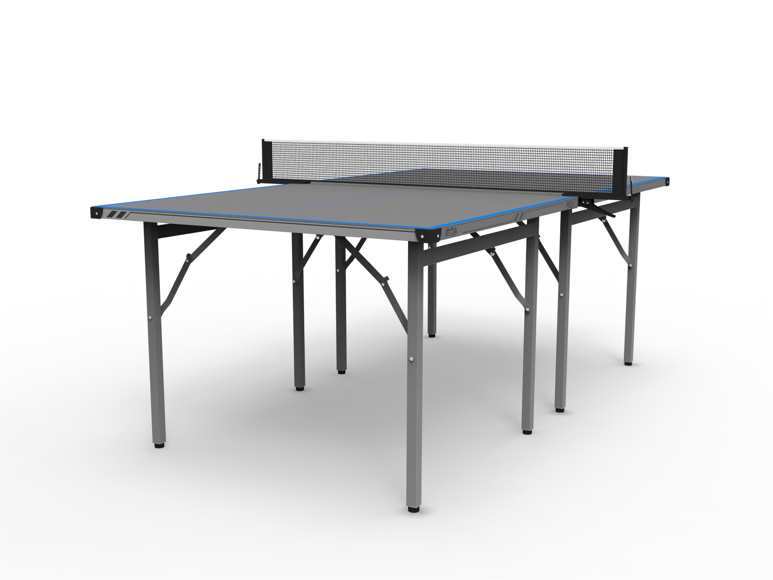 See full amazon price history chart for Stag Iconic Midi Series Table Tennis Table| Easily Foldable Space Saving Ping Pong Table| Mid-Size Indoor-Outdoor Portable T.T Table with 12mm Top Thicknes-(1 Playset & Net Post Included) Stag Iconic Midi Series Table Tennis Table| Easily Foldable Space Saving Ping Pong Table| Mid-Size Indoor-Outdoor Portable T.T Table with 12mm Top Thicknes-(1 Playset & Net Post Included) (B0CXMZR7CQ) Amazon Price History, Amazon Price Tracker