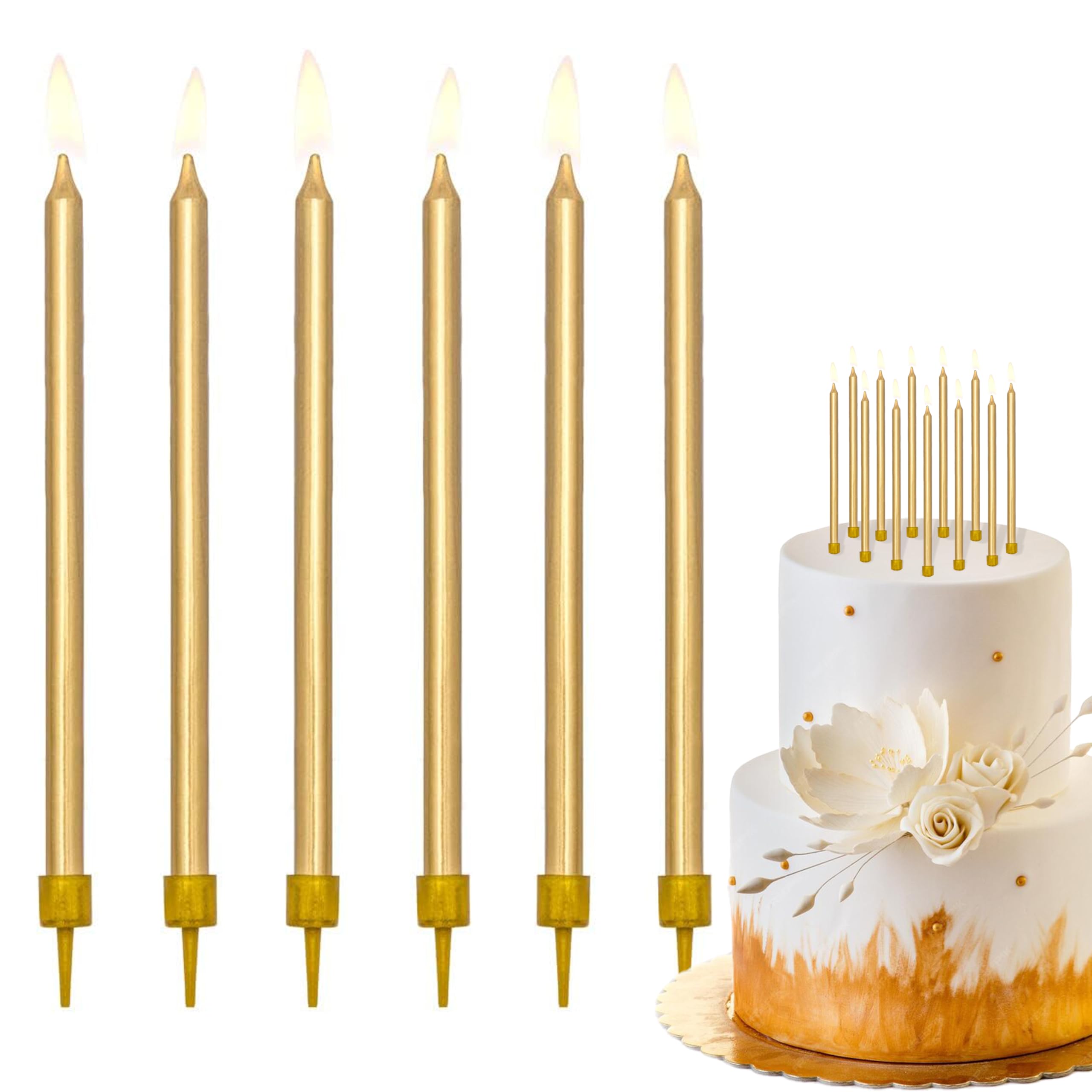 Set De Bougies Et Supports 'Joyeux Anniversaire' Par Unique - Multicolore - NEUF Dans Son Emballage