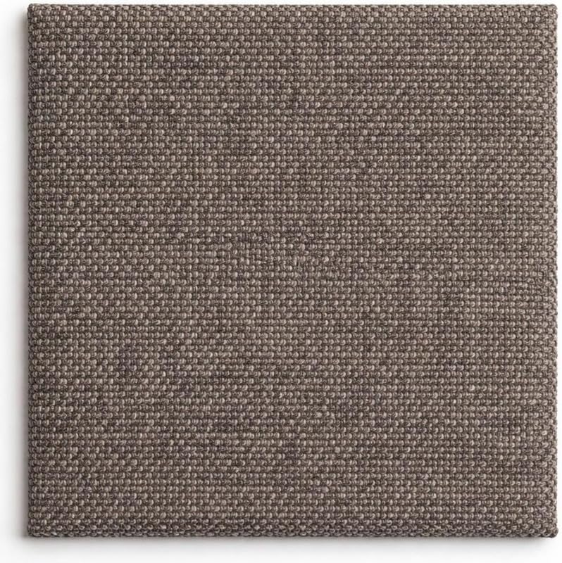 Image of New Round Bed Upholstered Bed Frame -Washable Zip Cover, Modular Minimalist Modern Design Soft Foam Platform Bed, Half Circle Sold Separately (Brown Linen Premium, Queen Headboard)