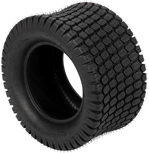 Vista 110 de MOTORHOT Neumáticos para cortacésped de 15 x 6.00-6 de 4 capas para tractor de césped y jardín, neumáticos para carrito de golf, sin cámara, 15 x