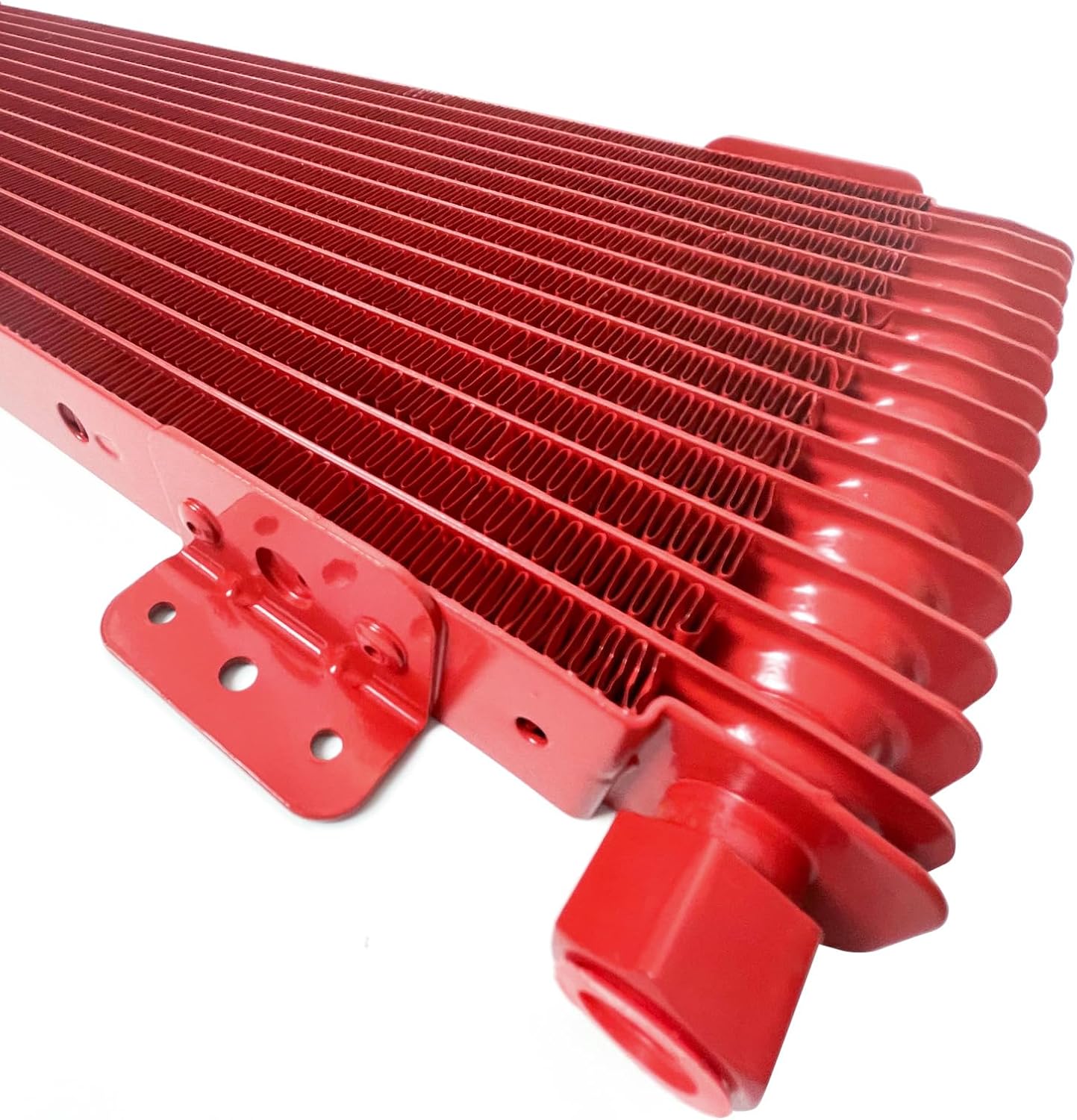 Low Pressure Drop Trans Cooler 40K Transmission Oil Cooler Kit 47391 Compatible with Heavy Duty 40,000 GVW Max including Mounting Hardware, Towing Applications and Advanced Cooling Protection LPD47391