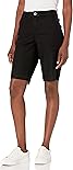 NYDJ Women's Bermuda Linen Short, Black, 8