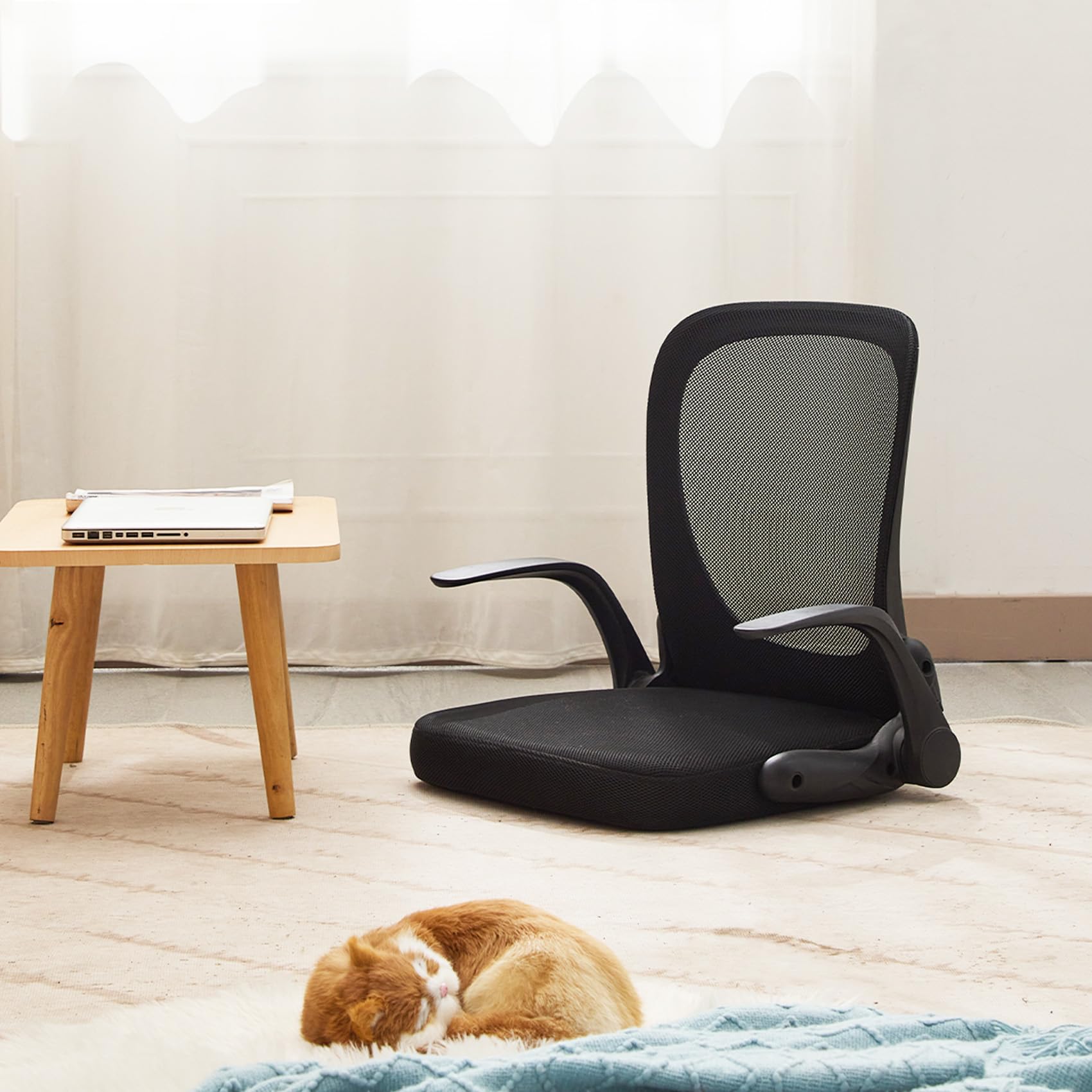 Amazon.com: CoVibrant Ergonomic Floor Chair Foldable - Adjustable