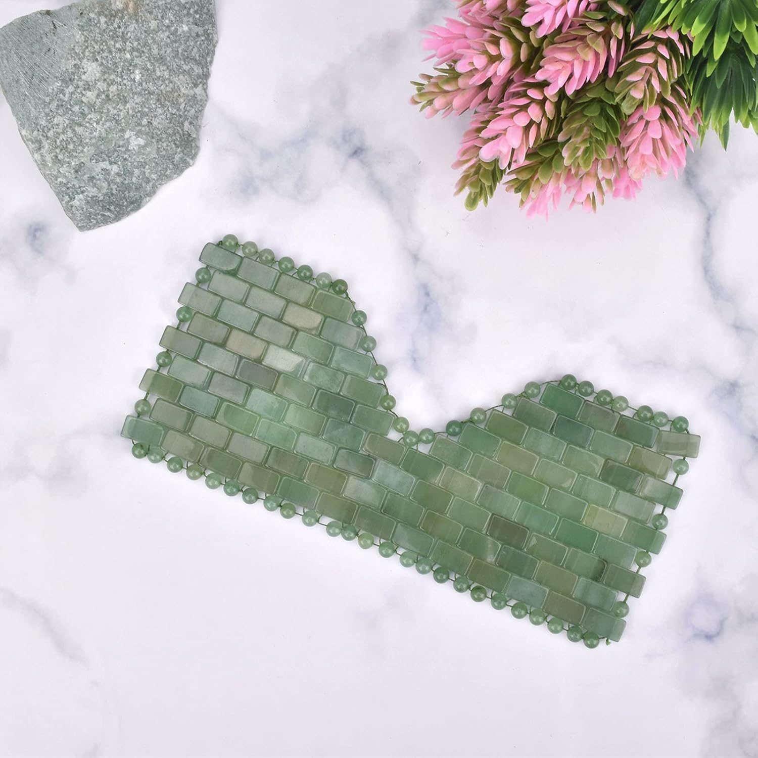 ideayard Jade Eye mask &Jade Mushroom gua sha Massage Tool