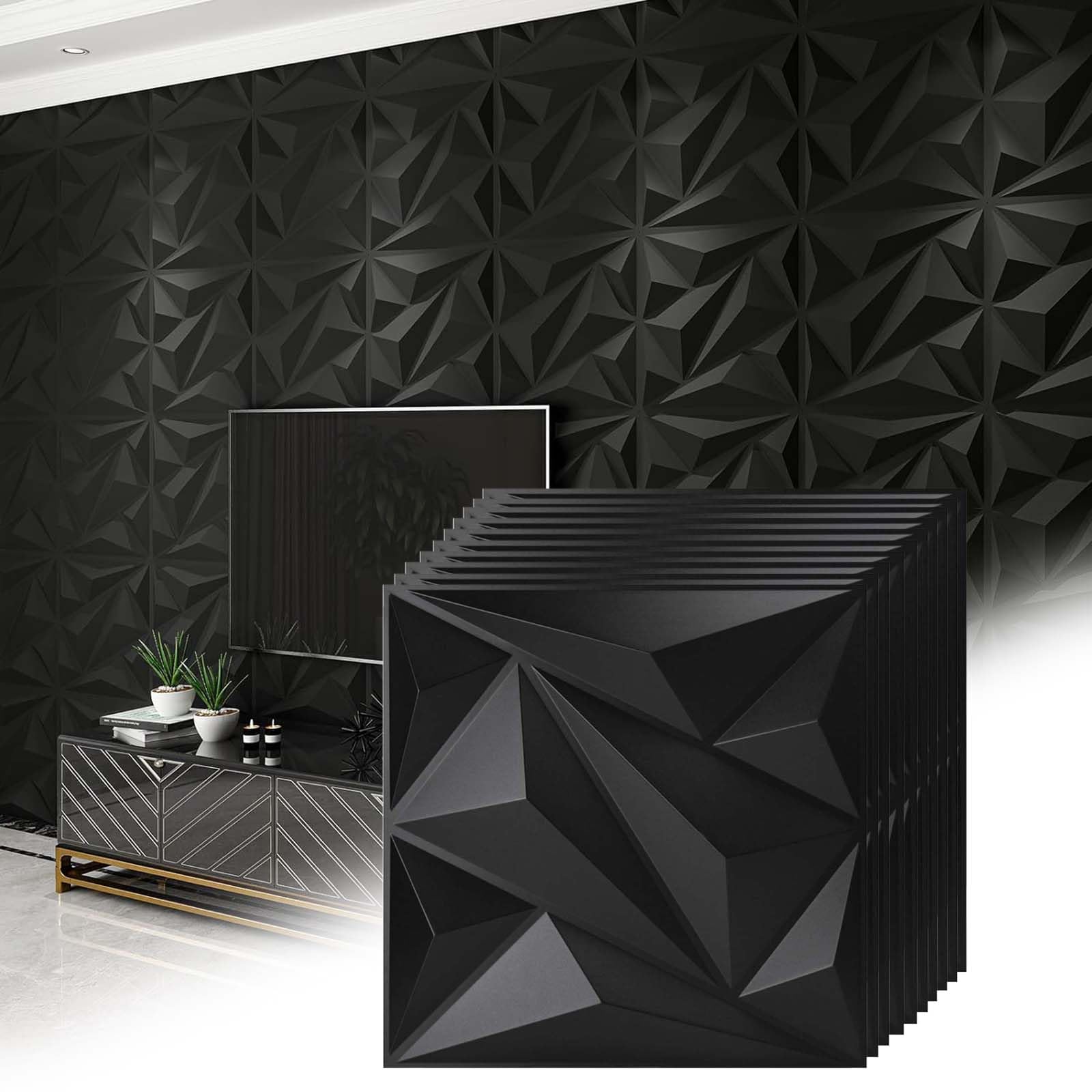 Panneaux muraux 3D effet relief pour sublimer le mur de votre salon ou chambre