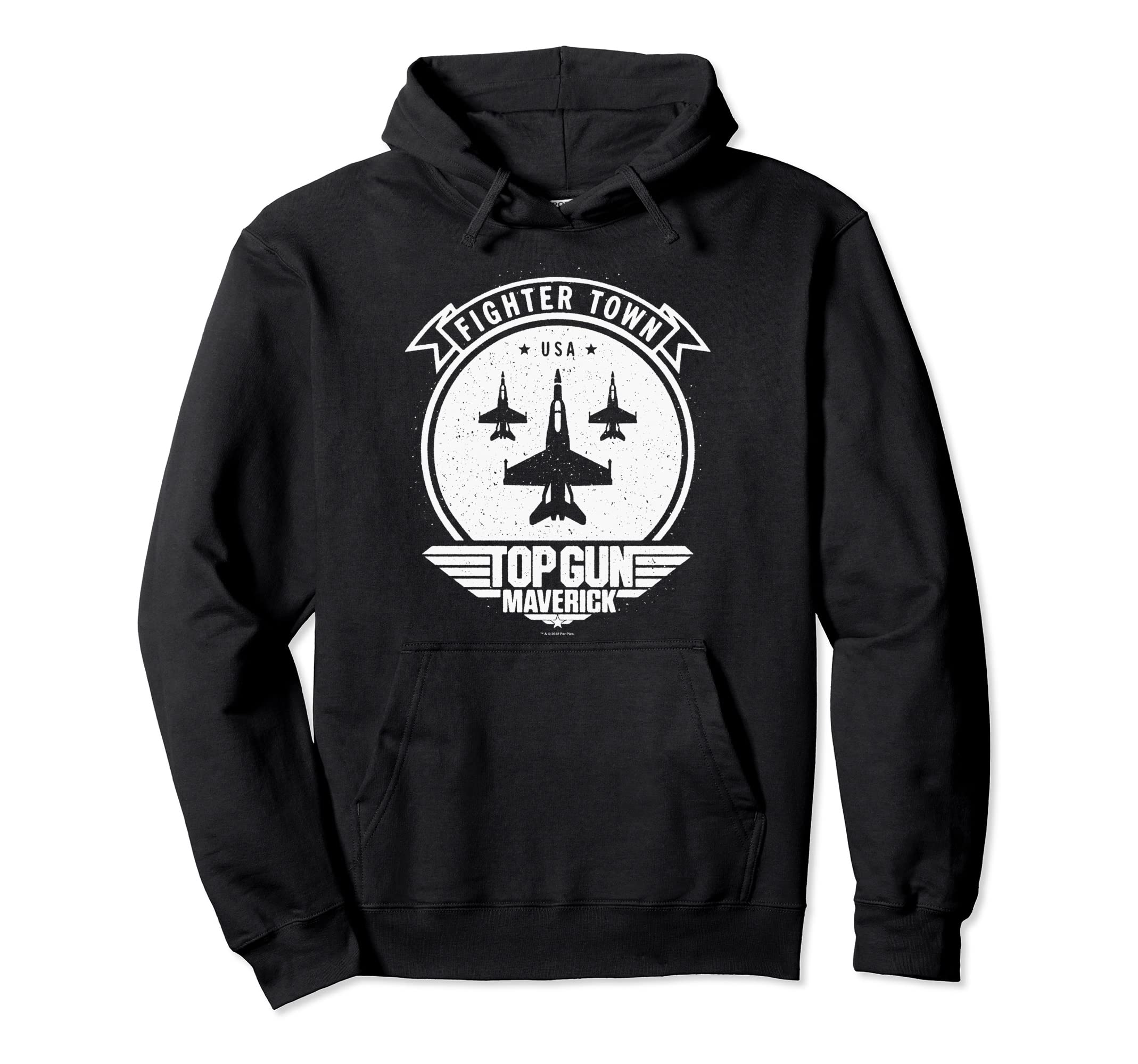 Top Gun: Maverick Fighter Town USA Jets Logo Pullover Hoodie