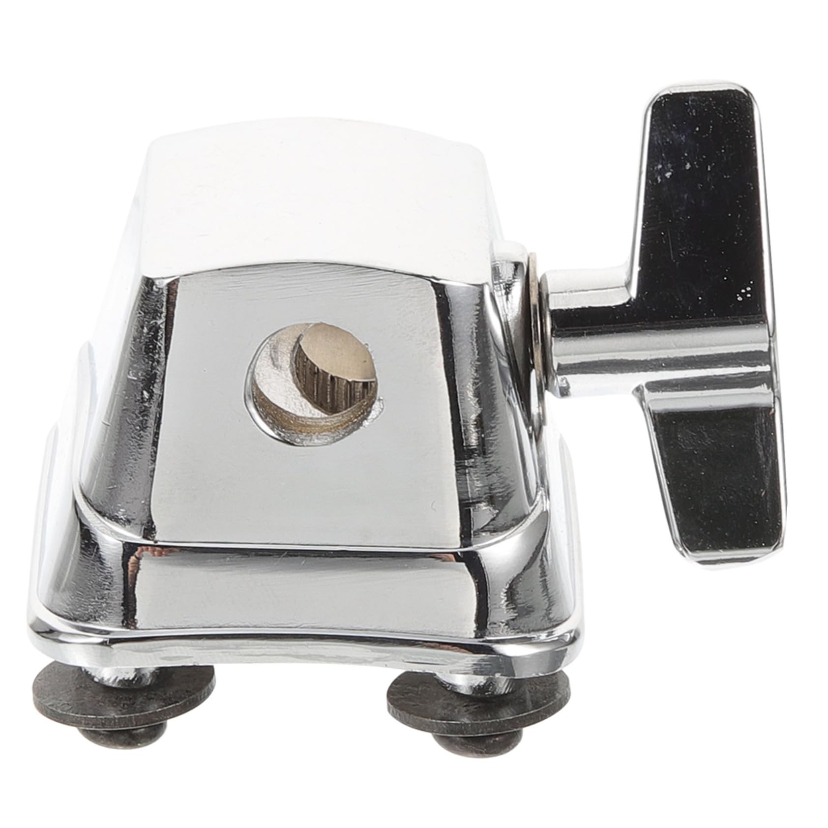 COSMEVIVI M Drum Mount Bracket Alloy Floor Tom Leg Clamp Drum Set Leg Base Sturdy Mounting Silver Drum Accessories