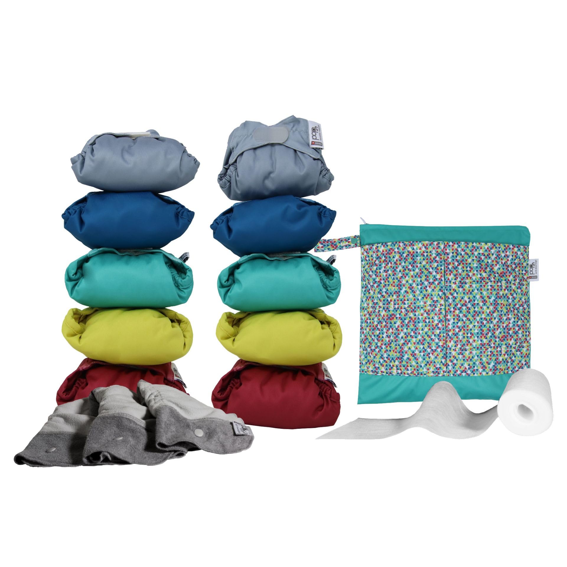 Close Pack De pañales de tela para bebe recien nacido,pop in pañales de tela ecologicos reutilizables para bebe