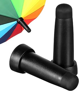 2pcs Umbrella Tips Caps Umbrella Replacement Top Covers Walking Caps Sticks End Sun Hiking Trekking Tops Protector Covers for Repair Accessories