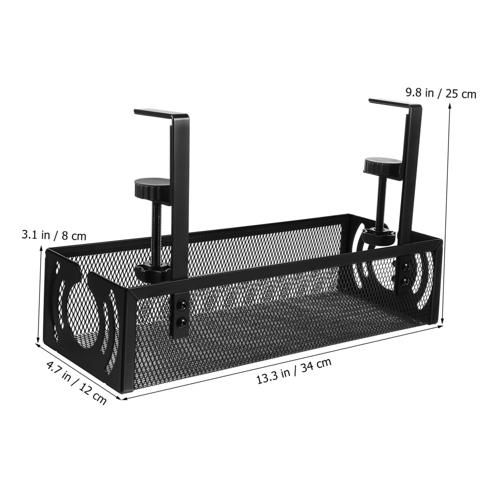 NUOBESTY 1 Impostato Rack Di Gestione Dei Cavi Kit Organizer Per La Gestione Dei Cavi Gestione Dei Cavi Sotto La Scrivania Portacavi Organizzatore Da Scrivania Ferro Da Stiro Black