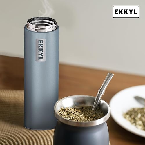 Miniatura 6 de Smart Watter Botella de acero inoxidable de grado médico Sus 316L, doble pared y aislada al vacío, a prueba de fugas y sin BPA, ideal para bebidas