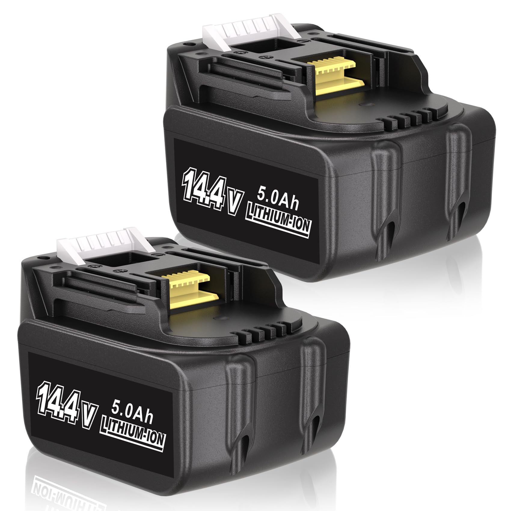 KUNLUN 2 X 14,4V 5,0Ah Ersatzakku für Makita BL1415 BL1415N BL1450 BL1430