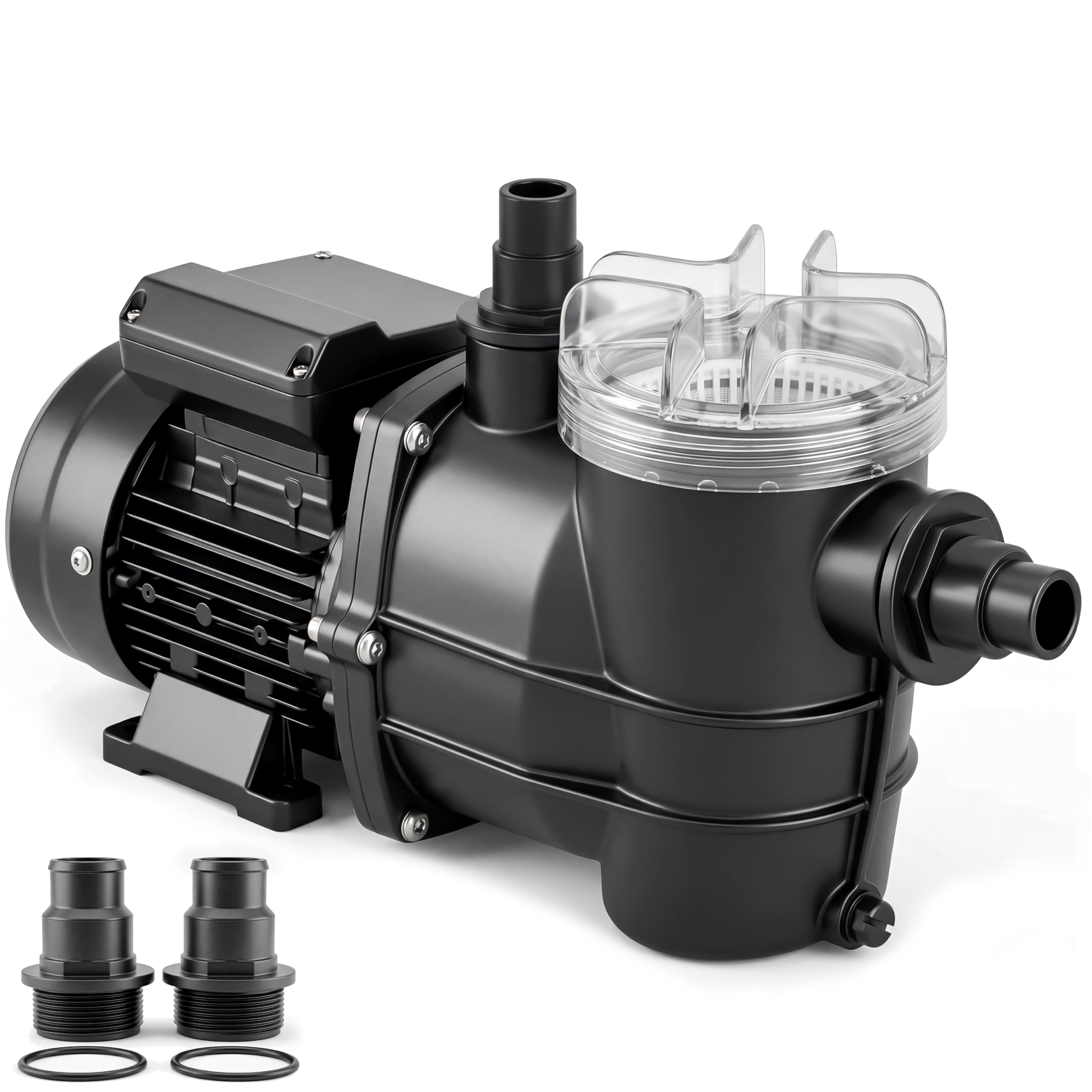 Monzana® Filterpumpe 9.960 l/h mit Vorfilter Poolpumpe Umwälzpumpe Sandfilter Pool Pumpe 9,0m Förderhöhe Poolfilter