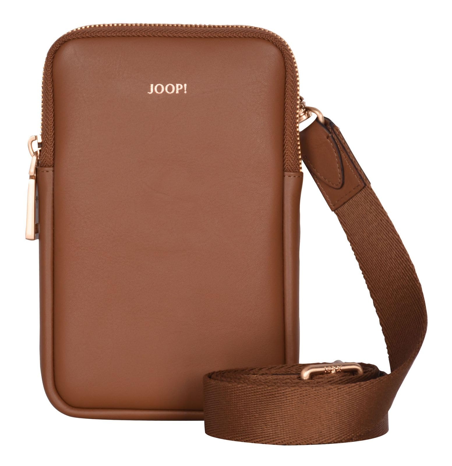 Joop! borsa per cellulare Sofisticato 1.0 Bianca Phonecase Cognac marrone chiaro