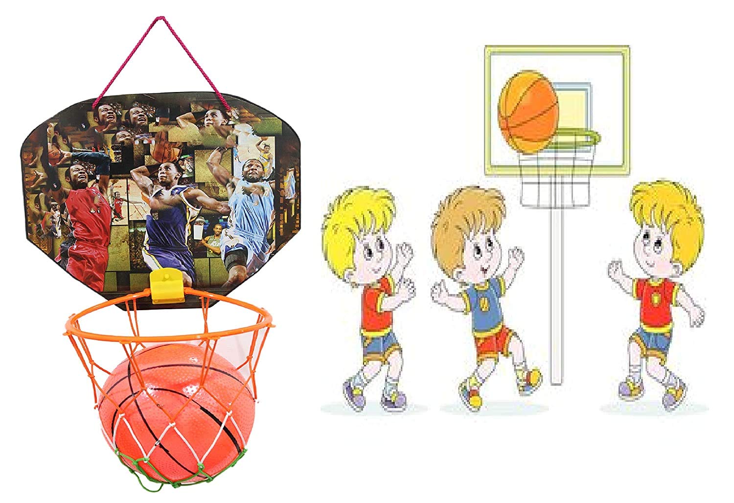 Prime Hanging Hoop Basket Ball for Kids to Learn The Basic Basket Ball and Achieve Their Goals (B08Z7MYG73) Amazon Price History, Amazon Price Tracker