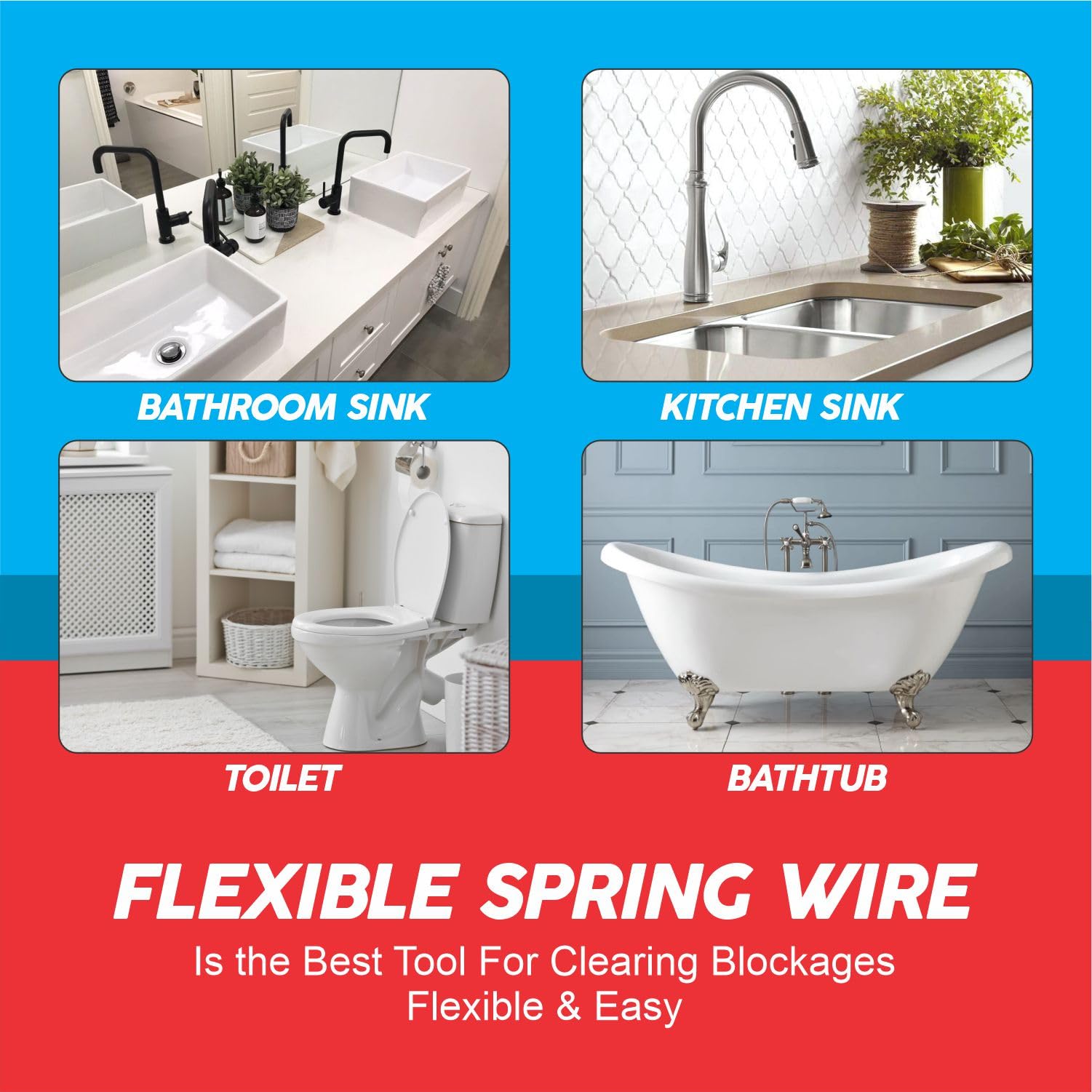 Acquista Strumento Da Cucina Per La Pulizia Delle Spazzole, Sblocco Scarico Troppopieno Flessibile Per Lavello Da 71 Cm In Italia A Partire Da 9