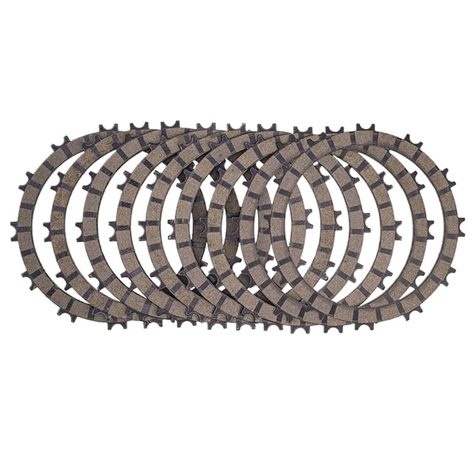 Gaubxct 9Pcs Clutch Plates Motorcycle Clutch Friction Plates Steel Kit Fit For 610 Crate 2004 59032010100 59032011100 79532011000(9Pcs Clutch Plates)