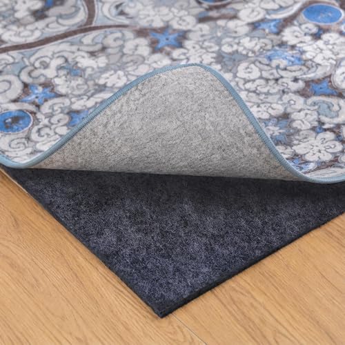 RHONGHE Non Slip Rug Pad 5x7 1/8 Inch Felt and Rubber