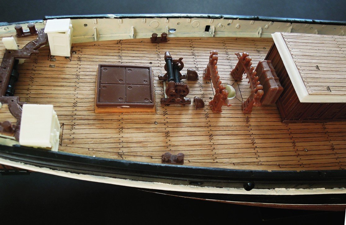 Revell Cutty Sark - realistyczny drewniany pokład bukowy do modelu 1:96